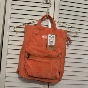 Vans Orange Backpack New with tags!!